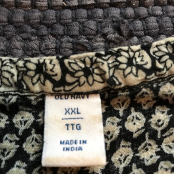 Old Navy Black and White Patterned Dress - Picture 7 of 9